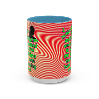 noticed you noticing - Accent Mug (yellow-orange wave)