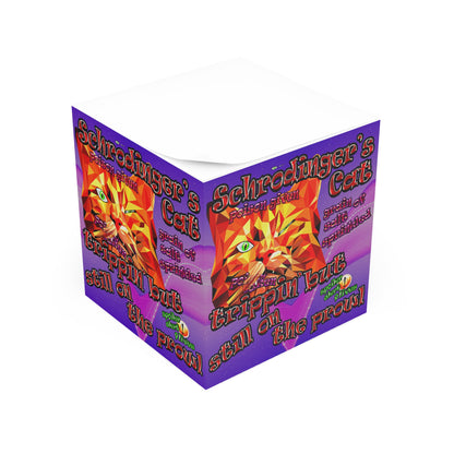 schrodinger's cat - note cube (purple-pink wave)