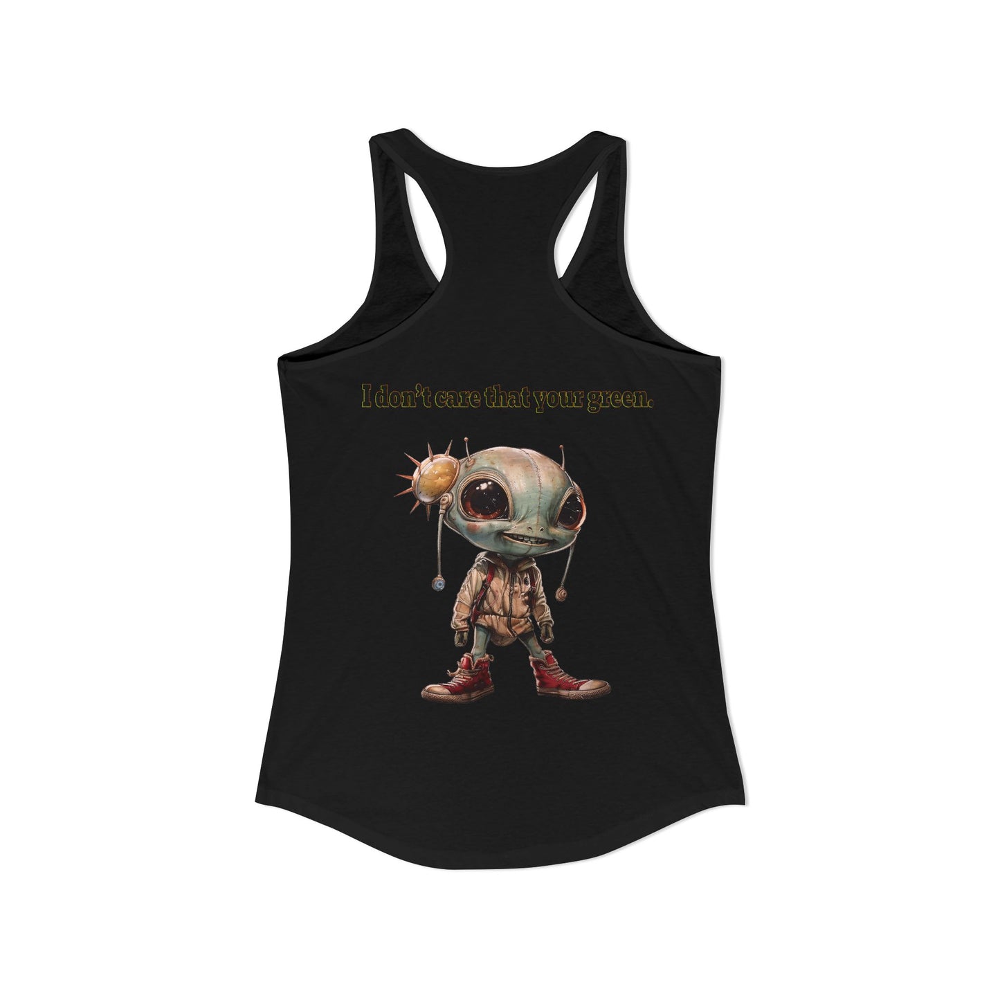 I don't care that your grey - Women's Ideal Racerback Tank