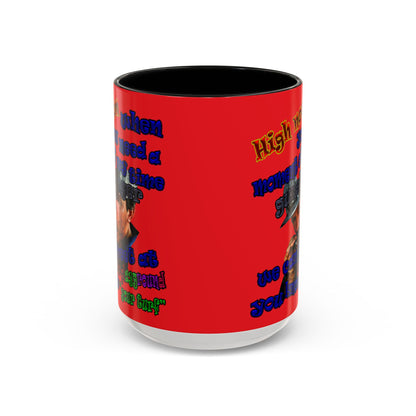 high noon - Accent Mug (red)
