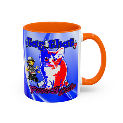 tag that - Accent Mug (blue-white wave)