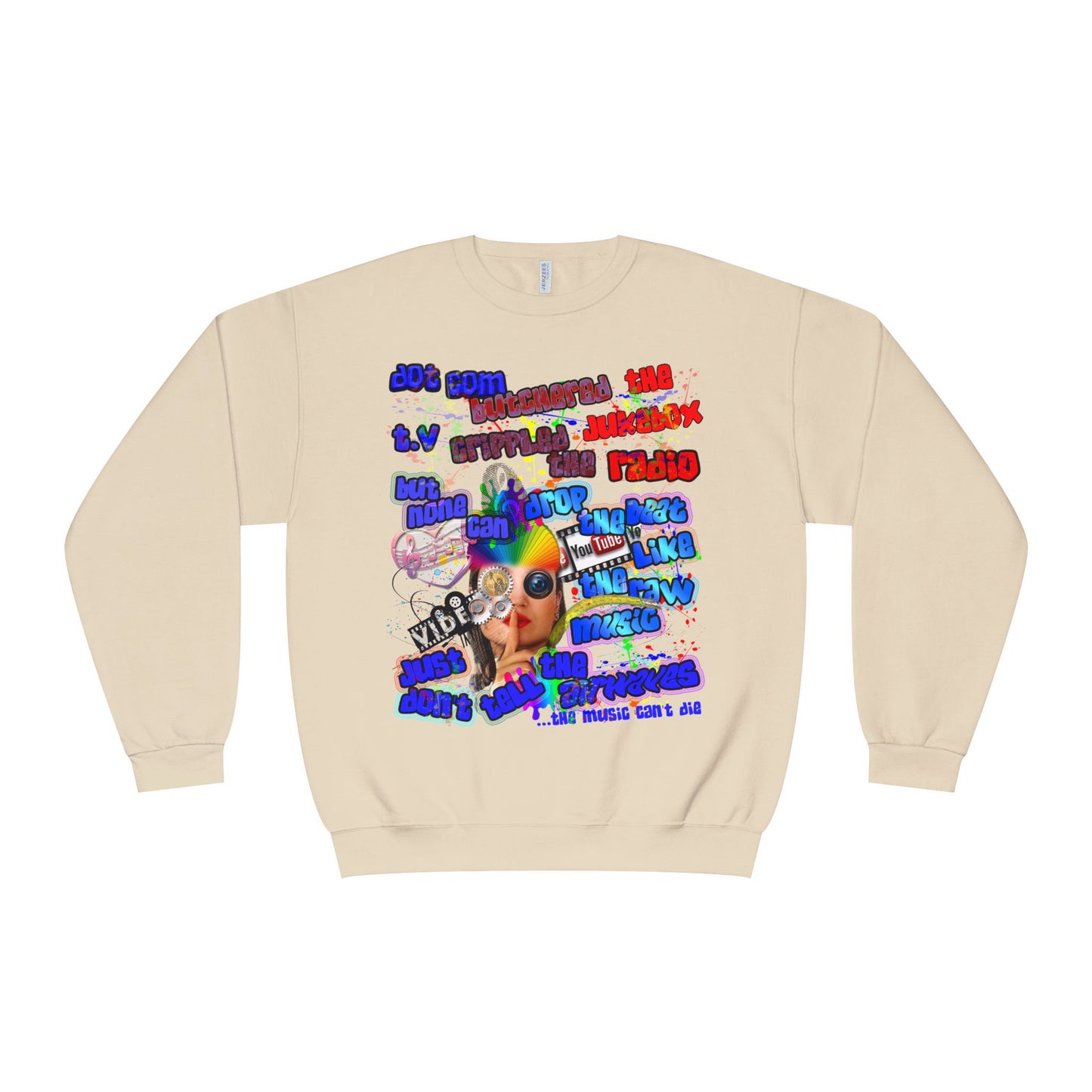 drop the beat - Unisex NuBlend® Crewneck Sweatshirt