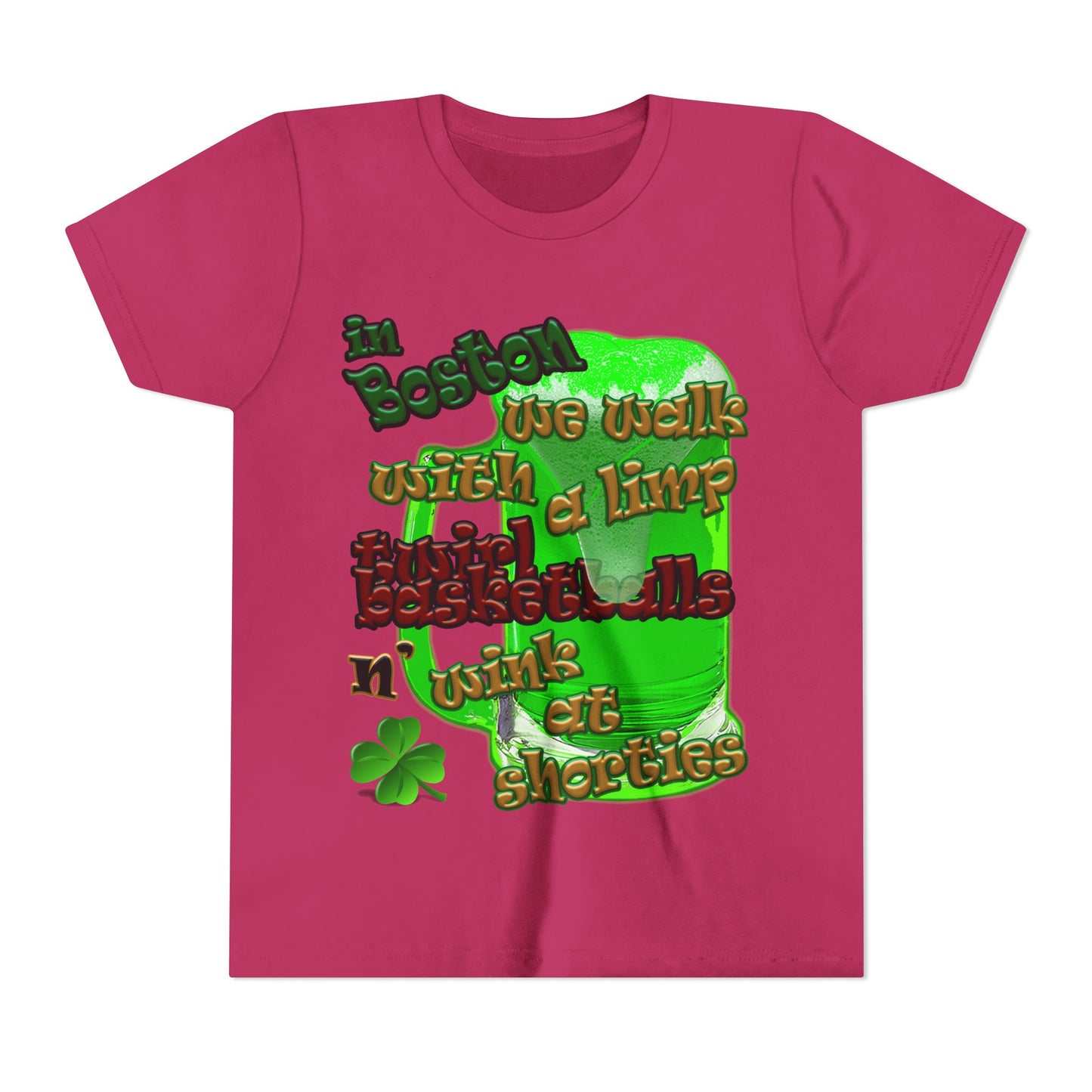 celtics logo - Youth Short Sleeve Tee