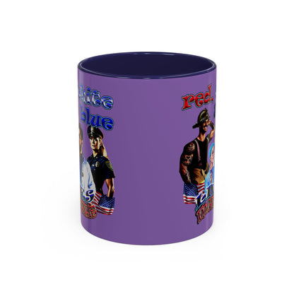 rw&b lives matter - Accent Mug (light purple)