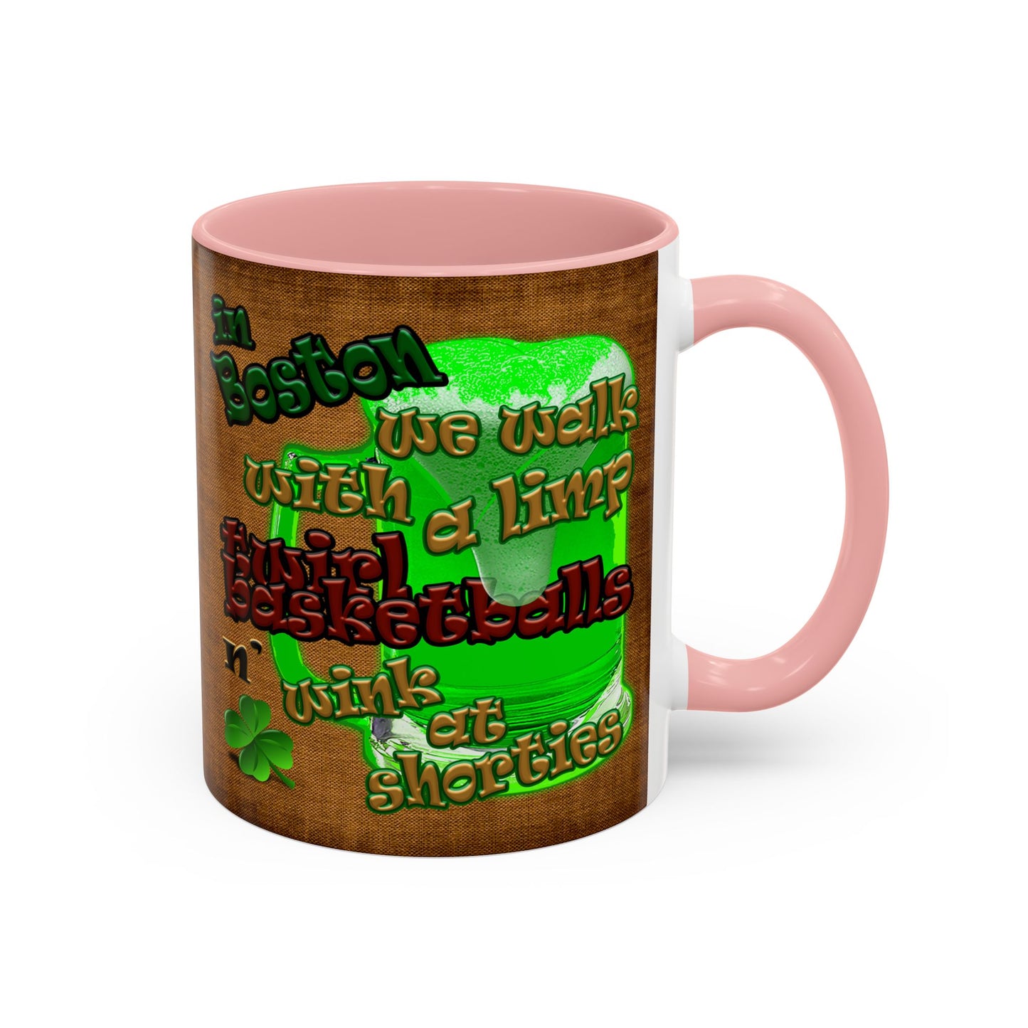 celtics logo - Accent Mug (brown papyrus)