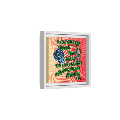 og - framed canvas art (yellow-orange wave)