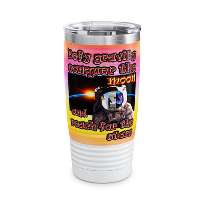 defy conquer reach - Ringneck Tumbler, 20oz (color blur)
