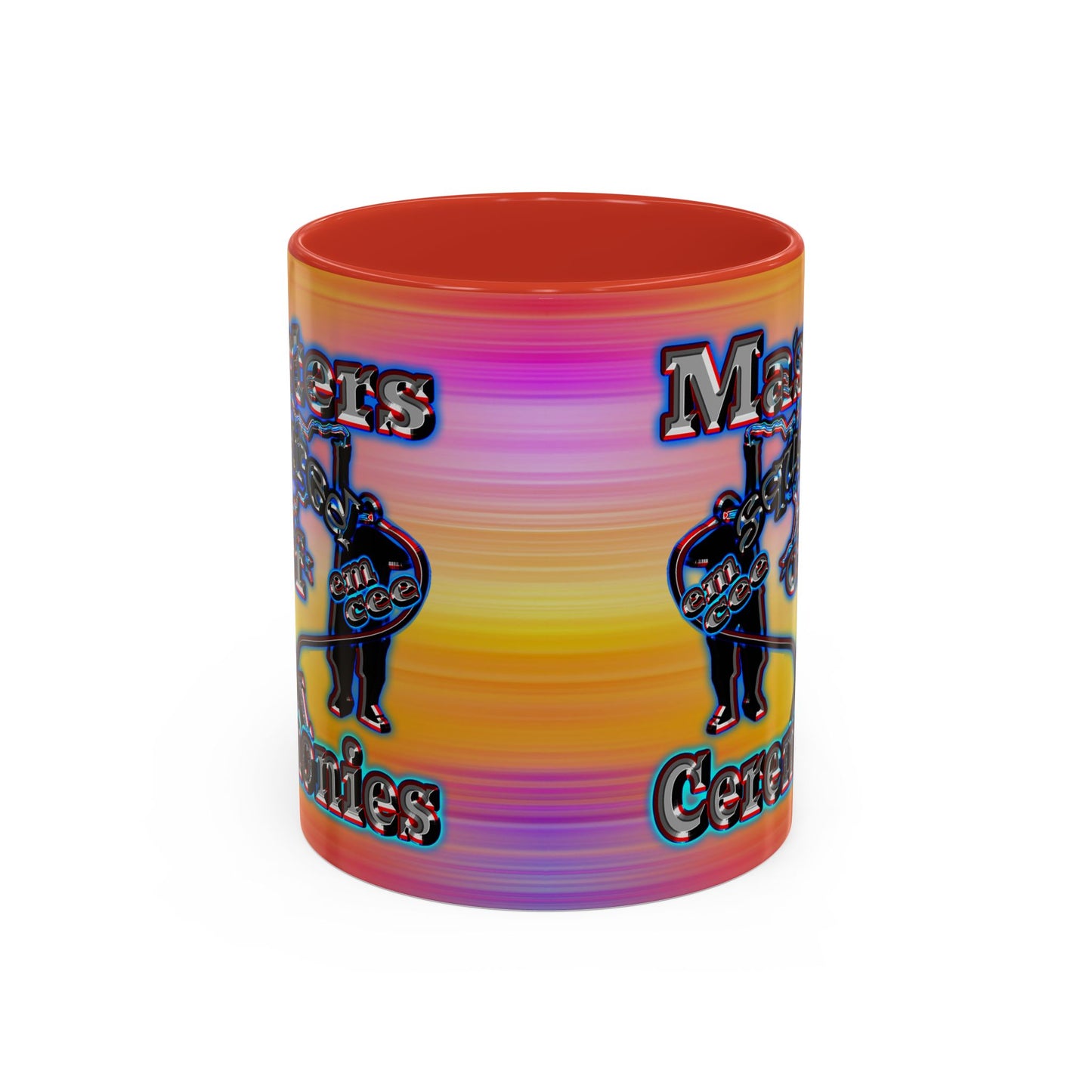 em cee squared - Accent Mug (color blur)