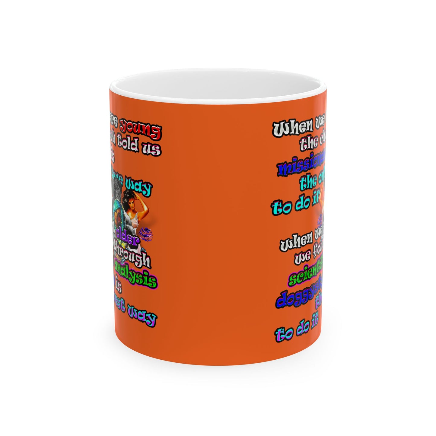 doggystyle - White Mug (orange)