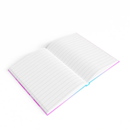 tag that - journal-lined (light blue-pink wave)