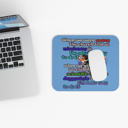 doggystyle - Mouse Pad (Rectangle) (light blue)