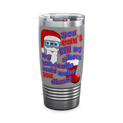 santa's shoes - Ringneck Tumbler, 20oz (grey)