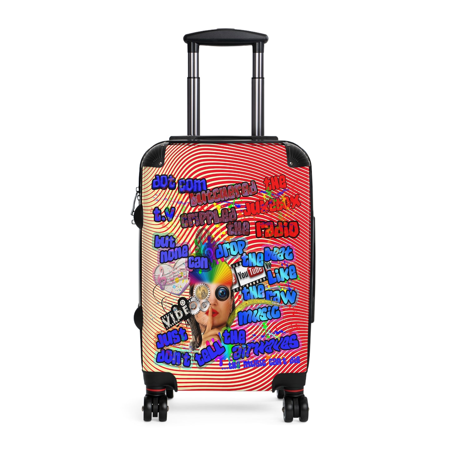 drop the beat - Suitcase (yellow-orange wave)