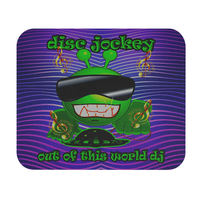 disc jockey - Mouse Pad (Rectangle) (purple wave)