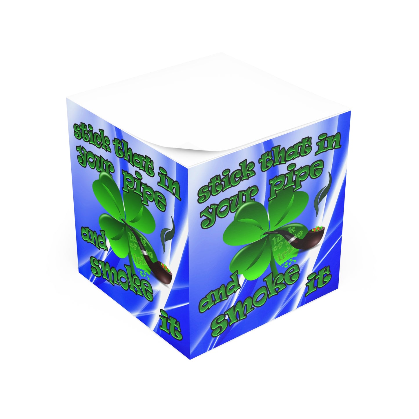 stick that in your pipe and smoke it - note cube (blue-white wave)