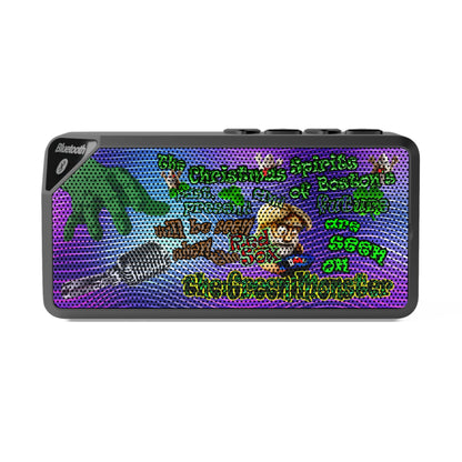 christmas spirits of boston - Jabba Bluetooth Speaker (purple wave)