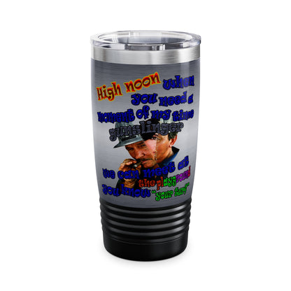 high noon - Ringneck Tumbler, 20oz (brushed nickel)