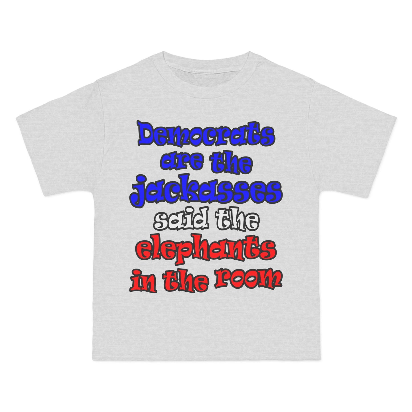 donkeys and elephants - Beefy-T®  Short-Sleeve T-Shirt