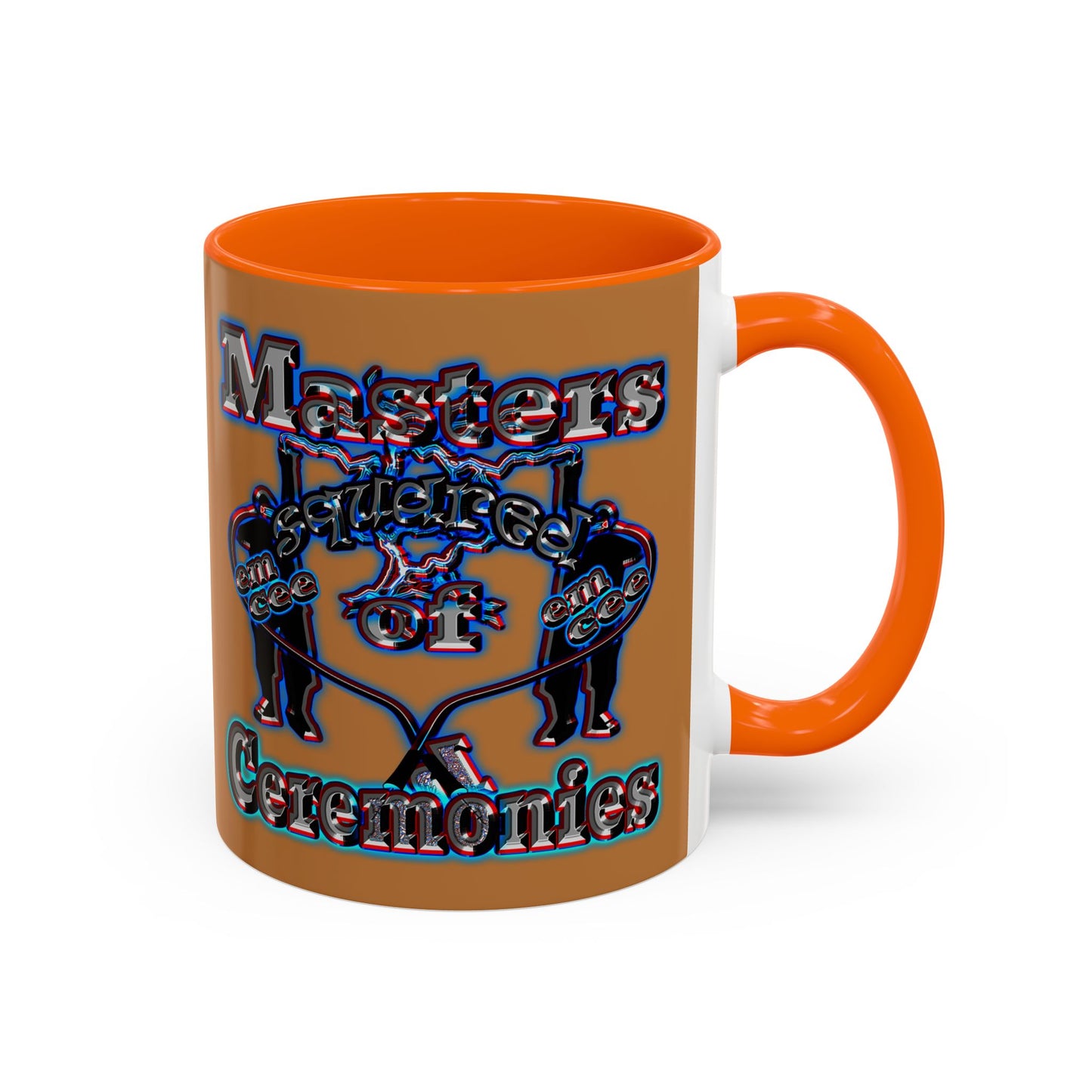 em cee squared - Accent Mug (light brown)