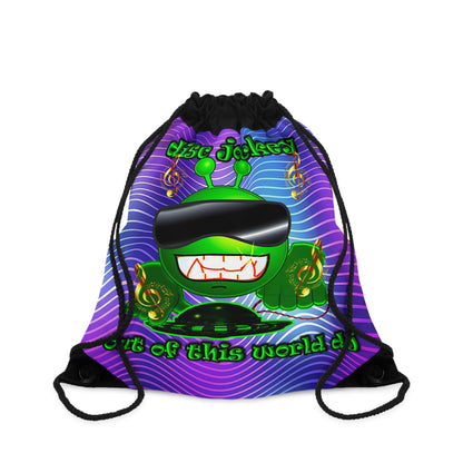 disc jockey - Drawstring Bag (purple wave)