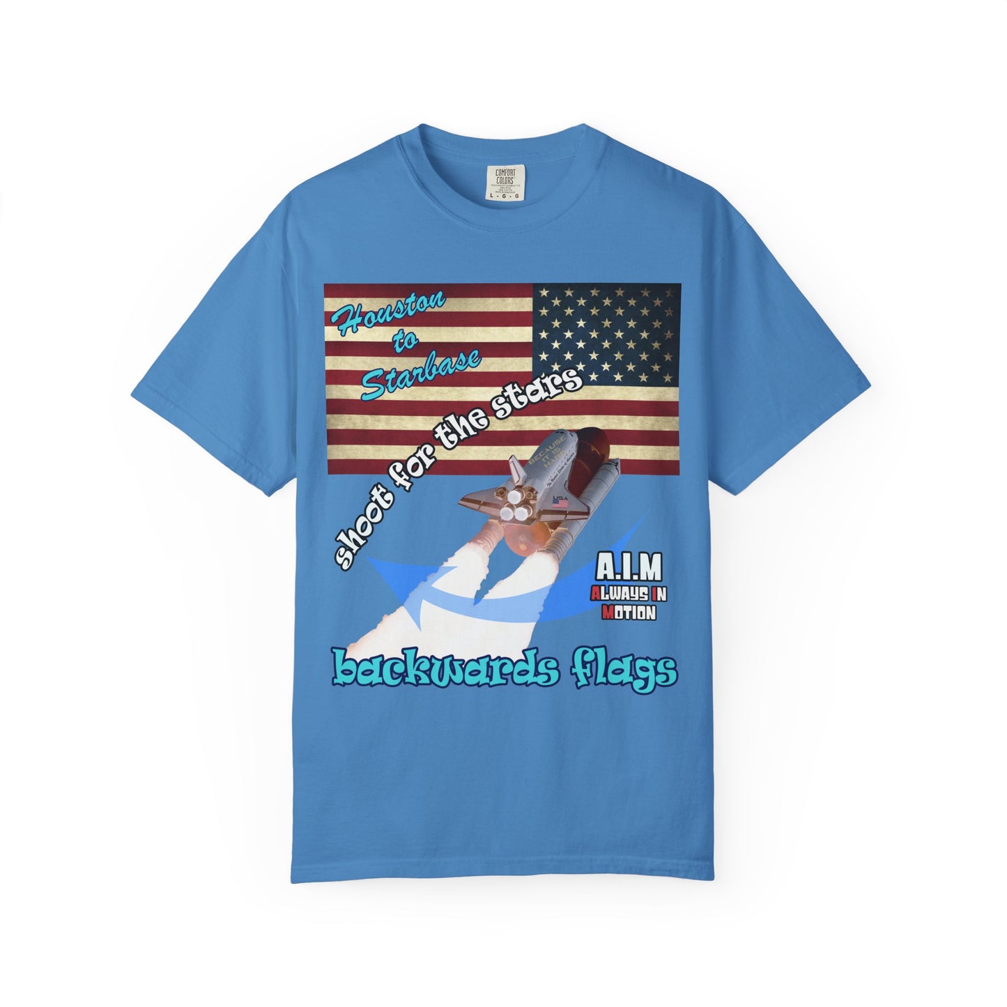shoot for the stars - Unisex Garment-Dyed T-shirt