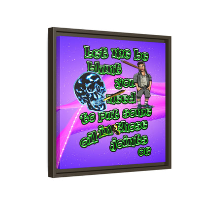og - framed canvas art (purple-pink wave)
