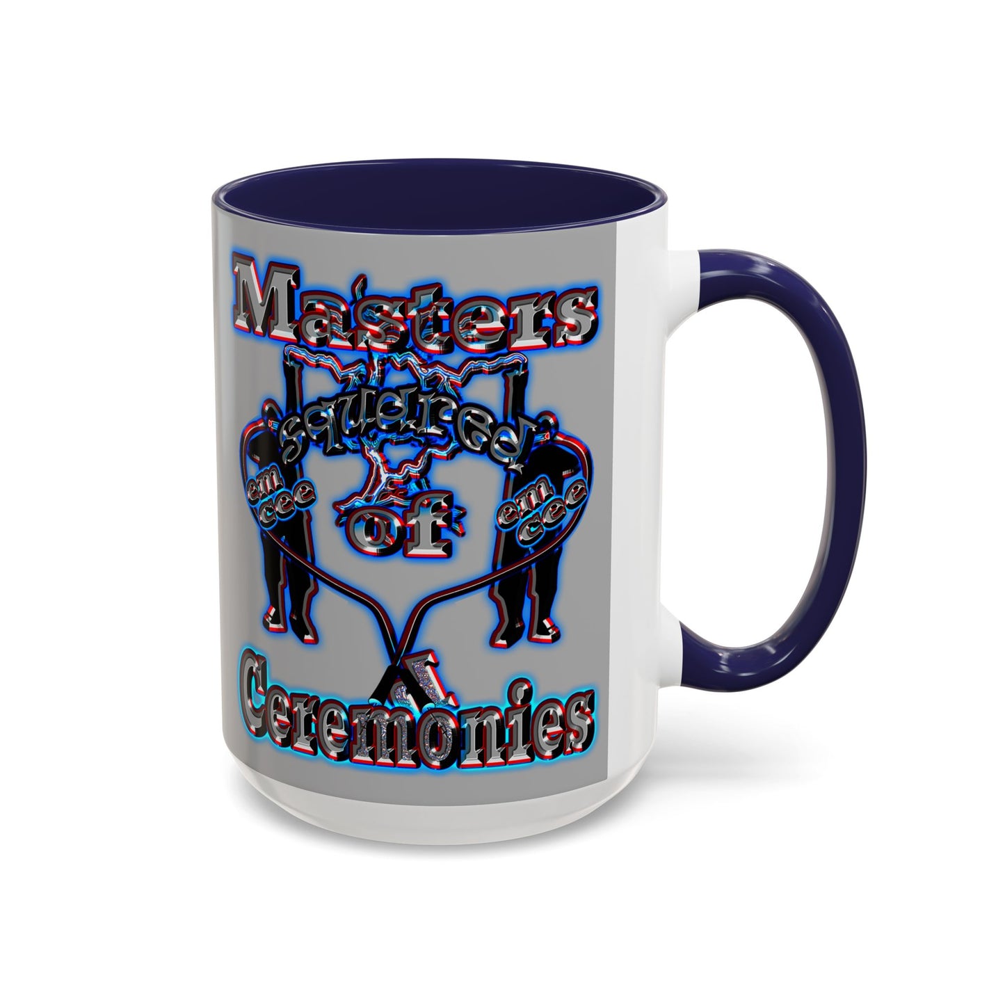 em cee squared - Accent Mug (light grey)