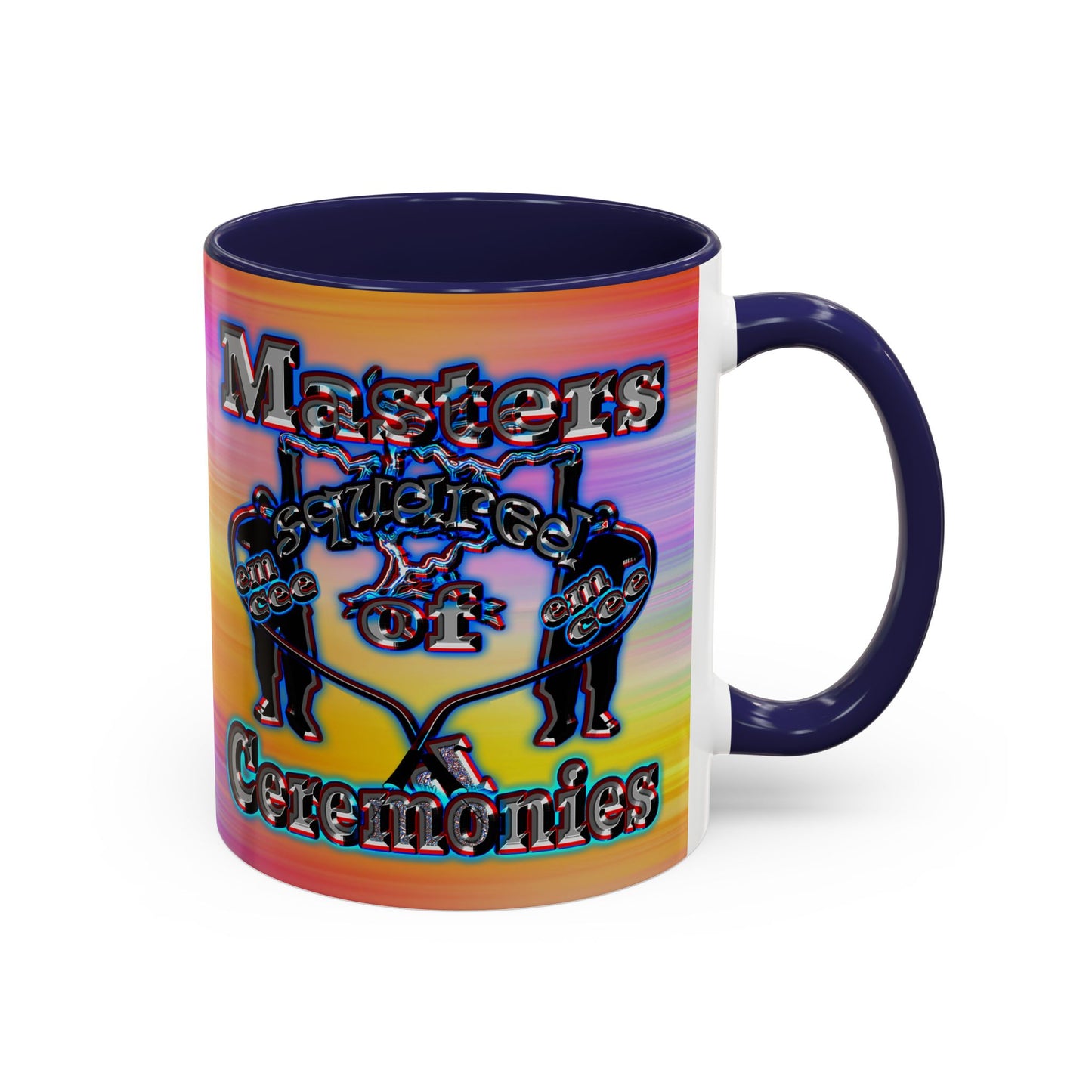 em cee squared - Accent Mug (color blur)