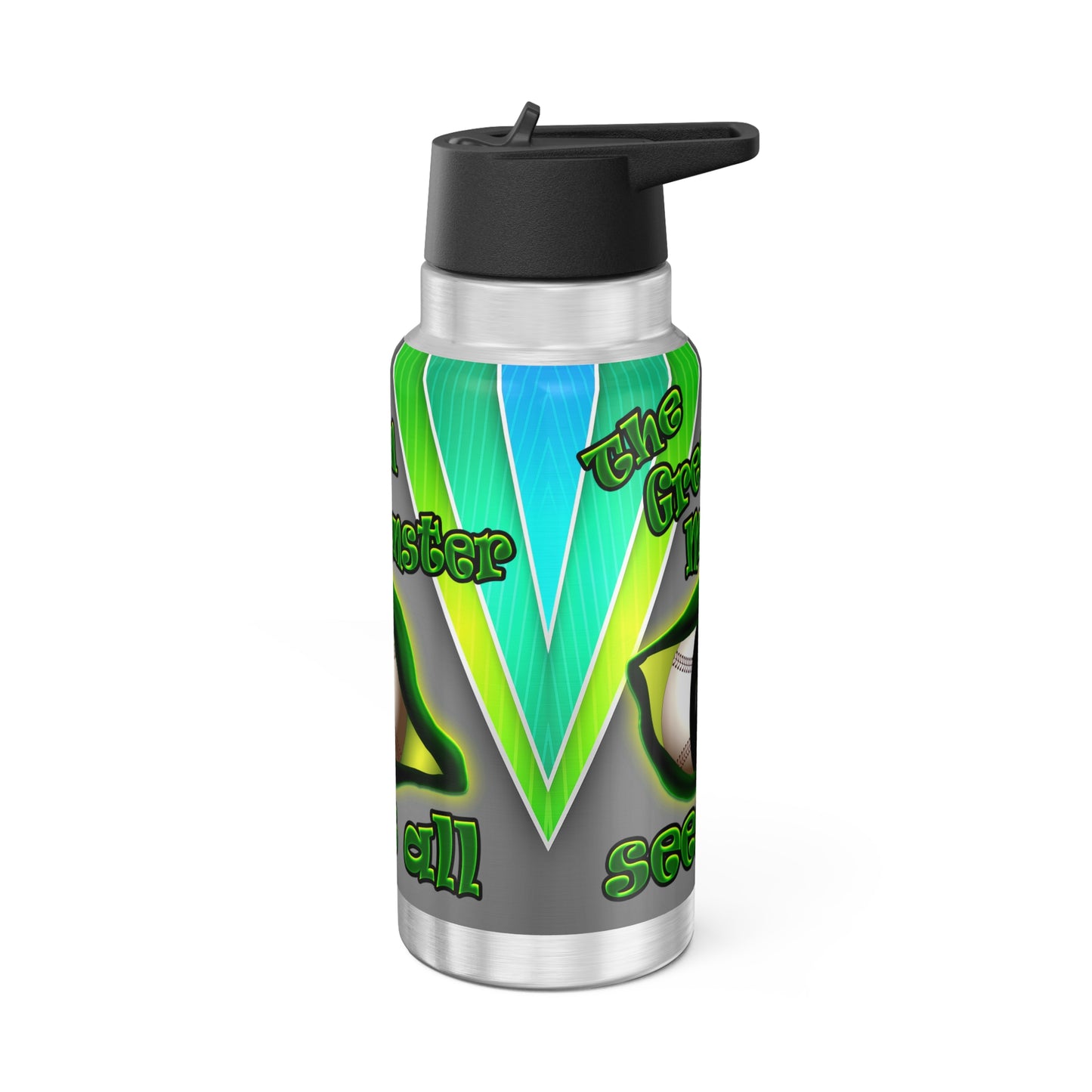 green monster - Gator Tumbler, 32oz  (rainbow split)