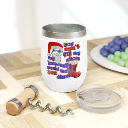 santa's shoes - Chill Wine Tumbler