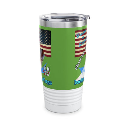 shoot for the stars - Ringneck Tumbler, 20oz (green)