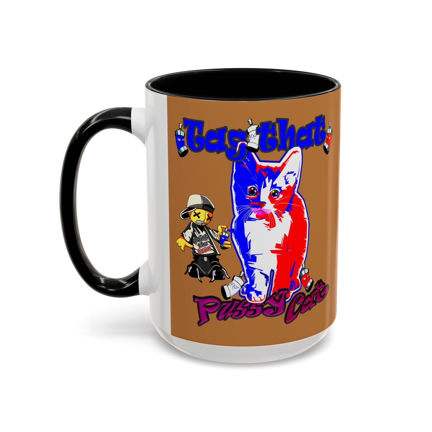 tag that - Accent Mug (light brown)