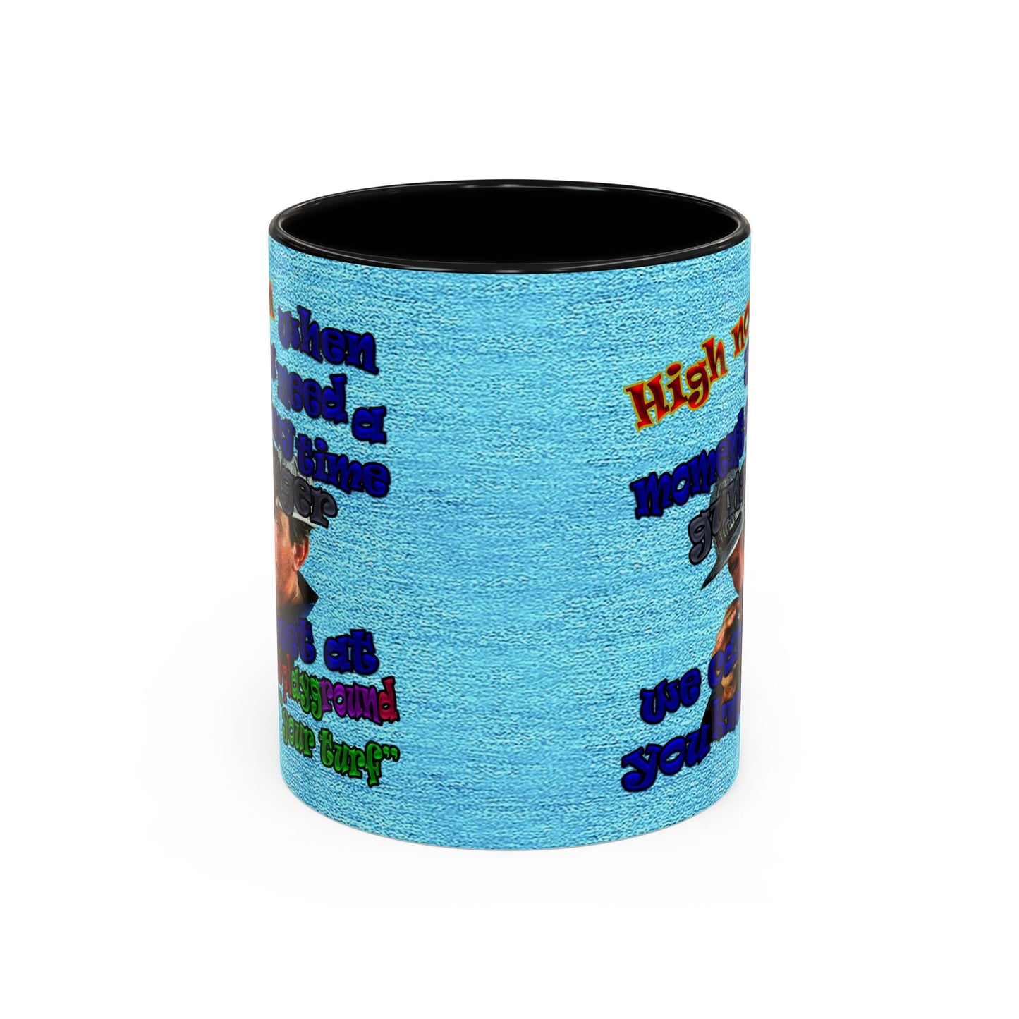 high noon - Accent Mug (faded blue)