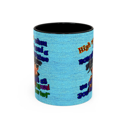 high noon - Accent Mug (faded blue)