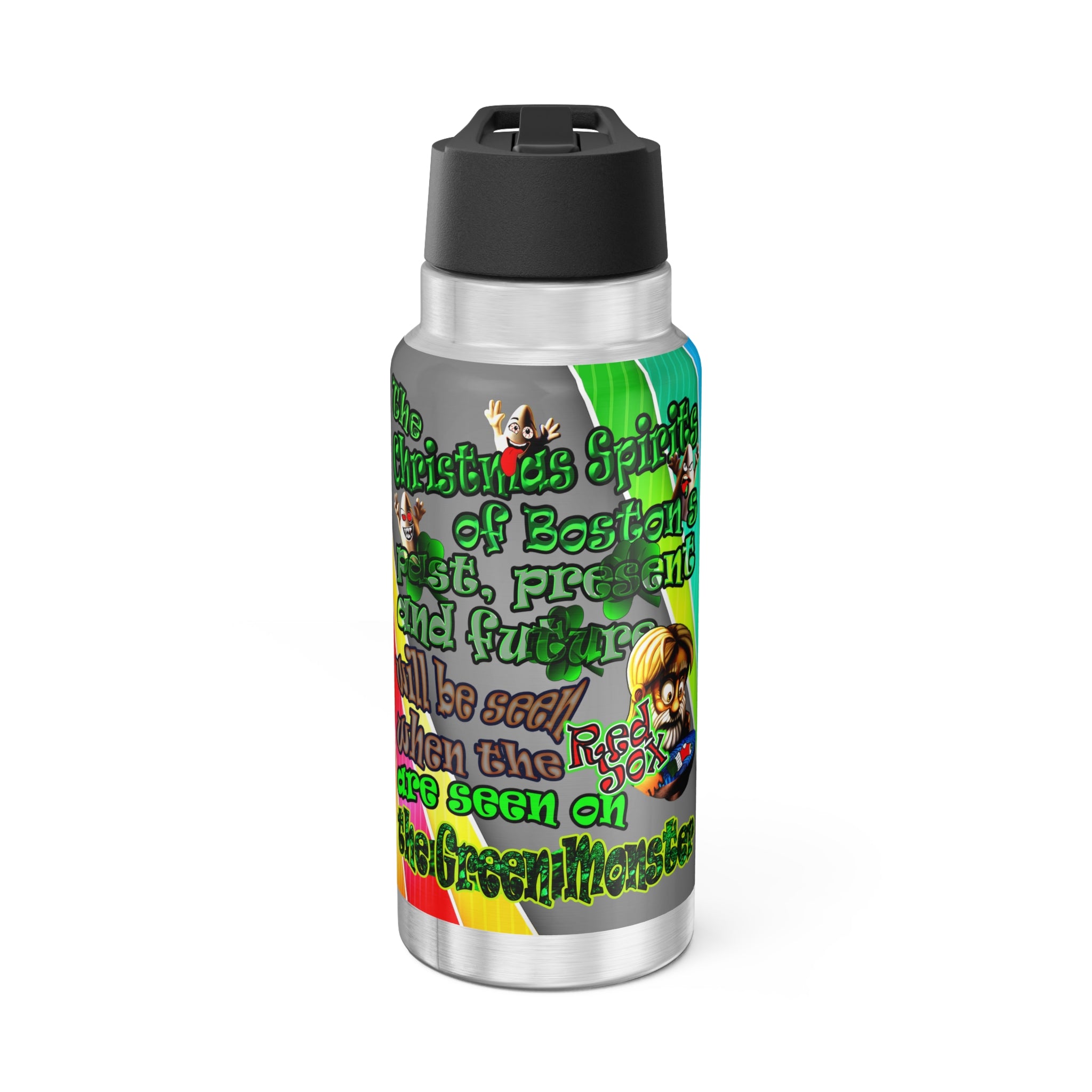 christmas spirits of boston - Gator Tumbler, 32oz  (rainbow split)