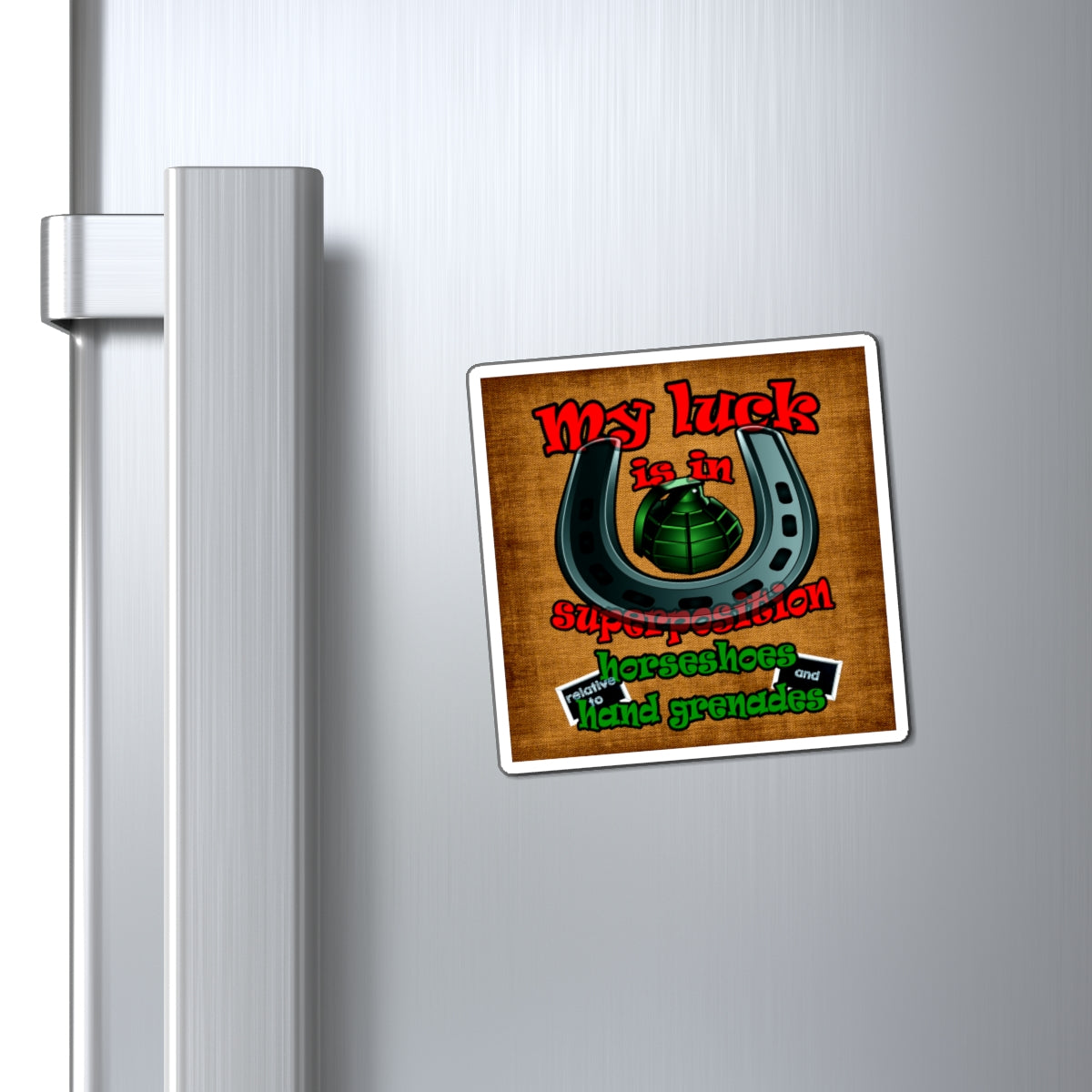 my luck - Magnets - (brown papyrus)