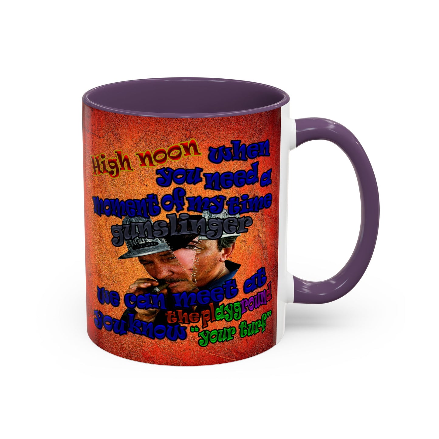 high noon - Accent Mug (burnt orange)