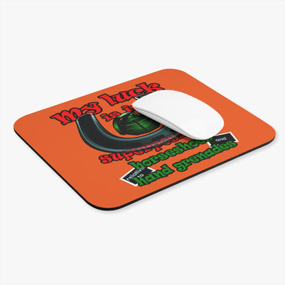 my luck - Mouse Pad (Rectangle) (orange)