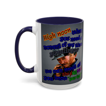 high noon - Accent Mug (grey-light grey)