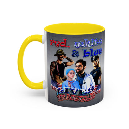 rw&b lives matter - Accent Mug (brushed nickel)