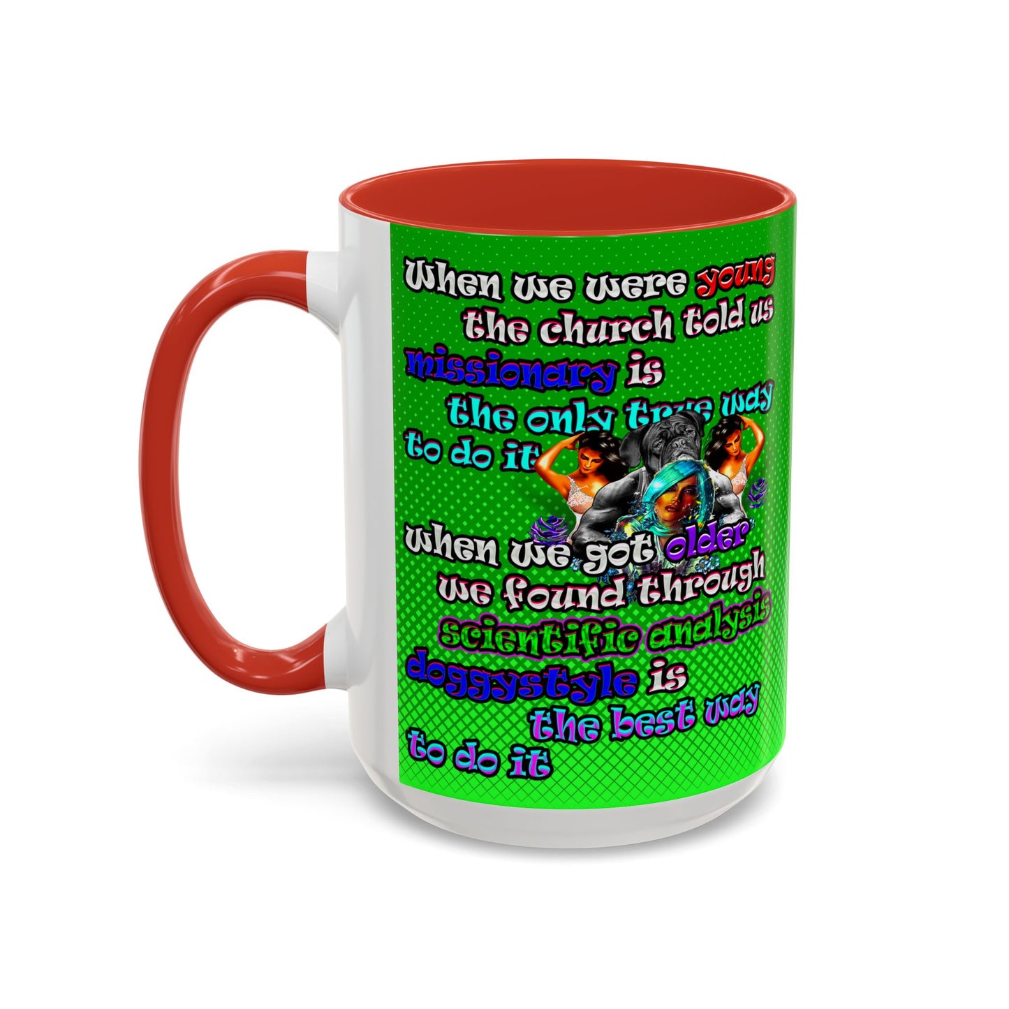 doggystyle - Accent Mug (logo green)