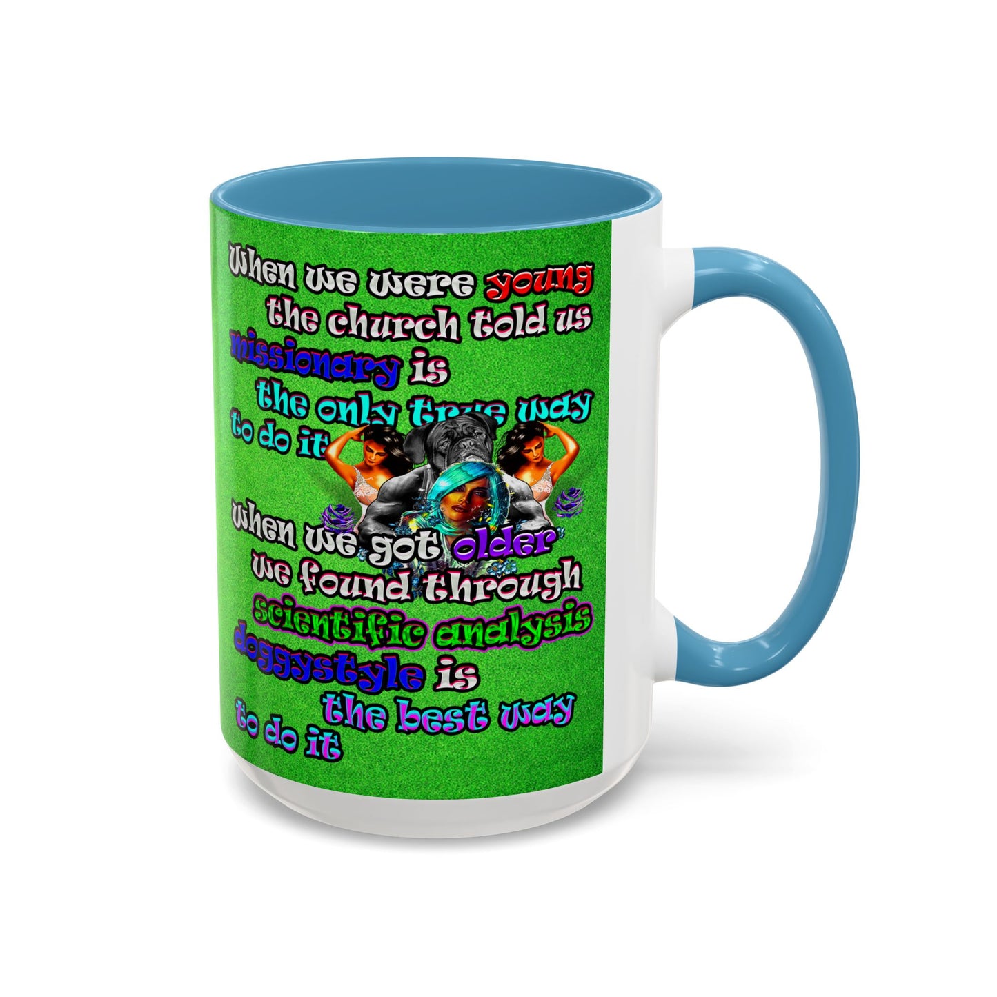 doggystyle - Accent Mug (green turf)