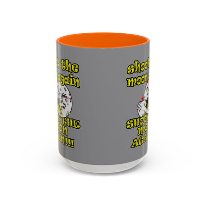shoot the moon again - Accent Mug (grey)