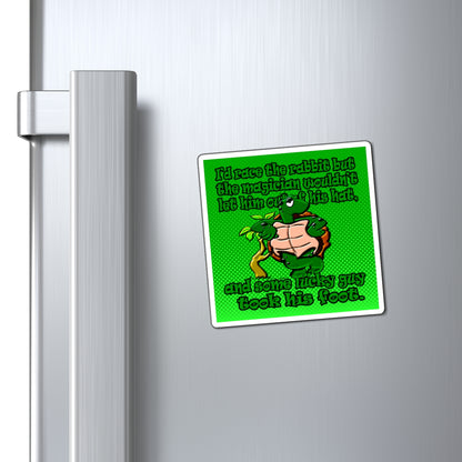 turtle race - Magnets - (logo green)