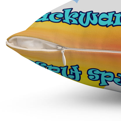 shoot for the stars - Spun Polyester Square Pillow - (color blur)