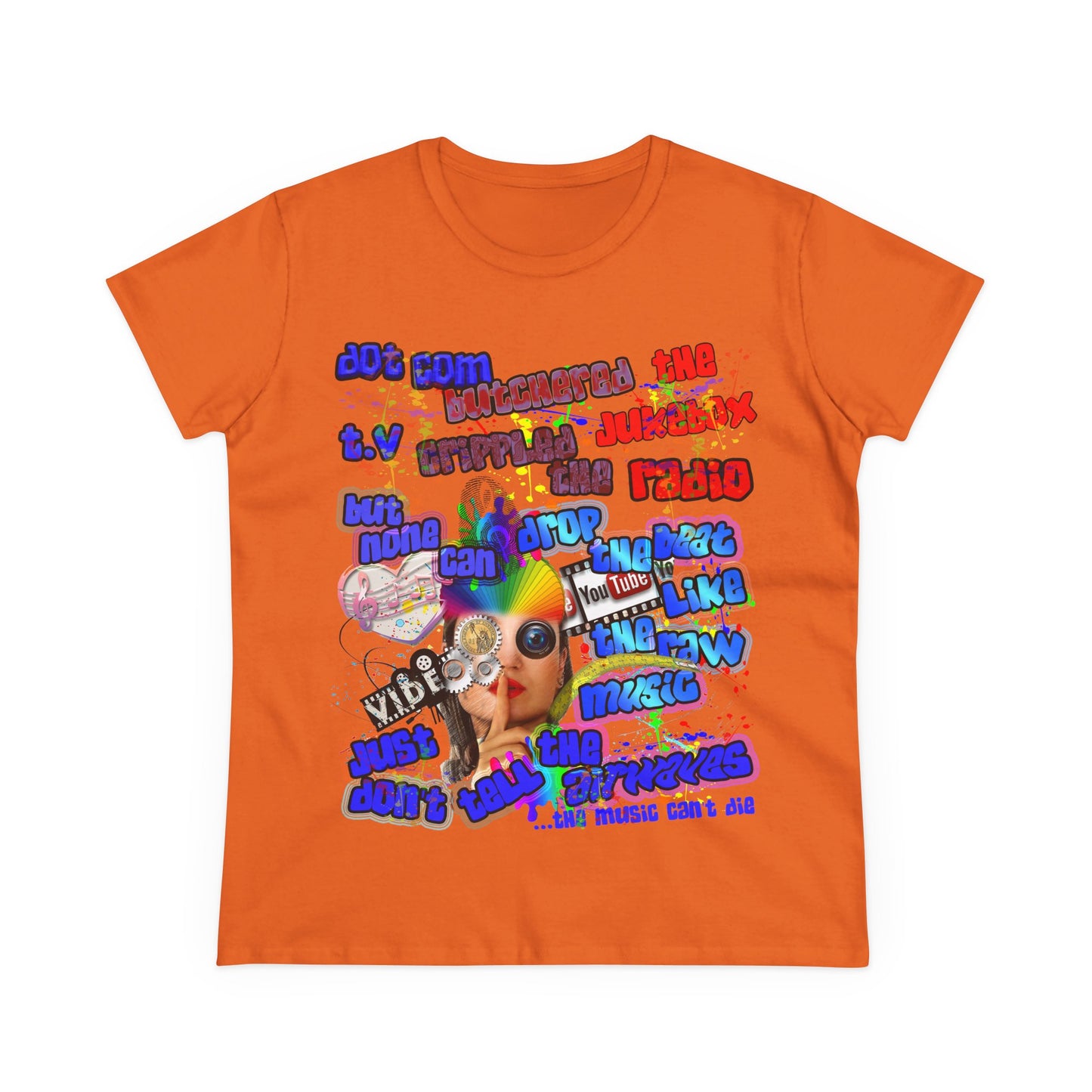 drop the beat - Women's Midweight Cotton Tee