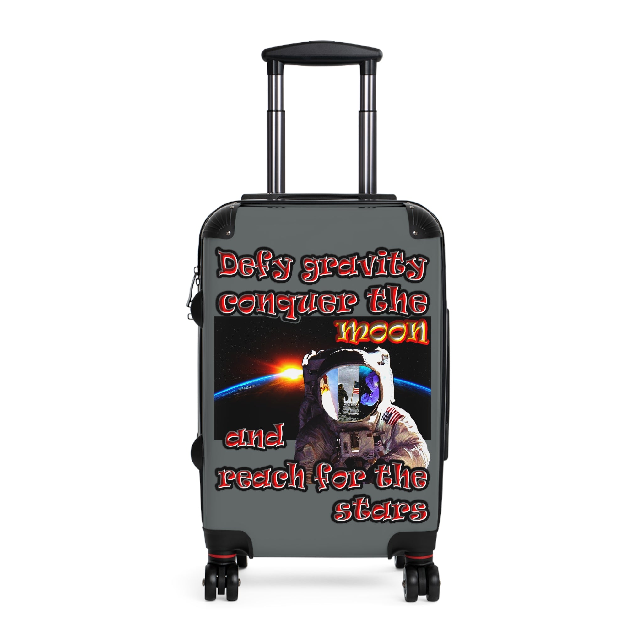 defy conquer reach - Suitcase (dark grey)