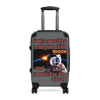 defy conquer reach - Suitcase (dark grey)