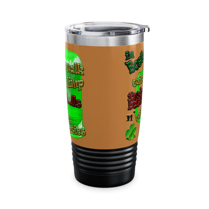 celtics logo - Ringneck Tumbler, 20oz (light brown)