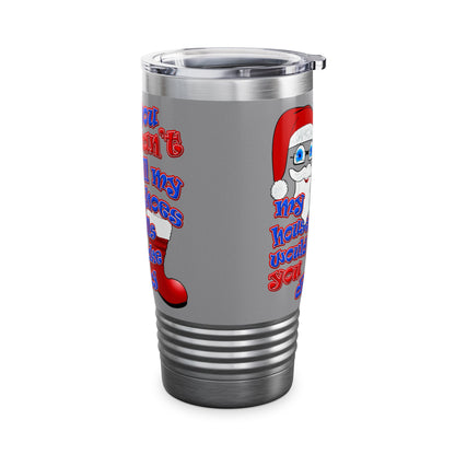 santa's shoes - Ringneck Tumbler, 20oz (grey)
